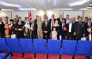 Kıbrıs Gazileri için madalya tevci töreni yapıldı