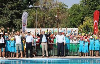 Kılıç’tan yüzme kursuna ziyaret