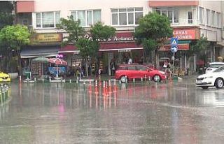 Kırklareli’de sağanak yağış