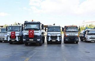 Konya’dan Düzce’ye destek