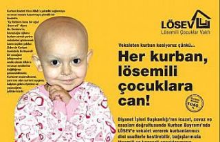 LÖSEV, vekaleten kurban bağışı bekliyor