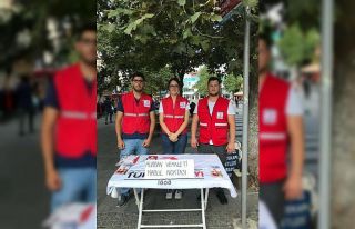 Lüleburgaz Kızılay’dan vekalet standı