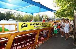 Manavgat Belediyesi’nden ücretsiz nehir otobüsü...