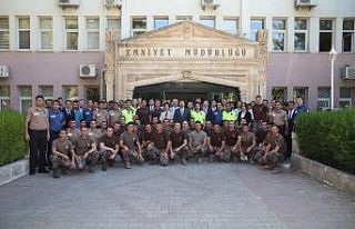 Mardin’de polislerin mutlu günü