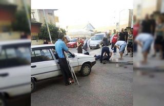 Motosiklet ile otomobil çarpıştı: 2 yaralı