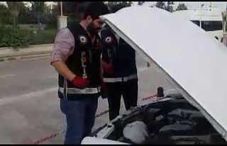 Otomobil motorunda tarihi eser kaçakçılığı