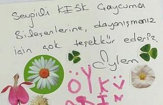 Öykü Arin ve anne Eylem Şen Yazıcı’dan teşekkür...