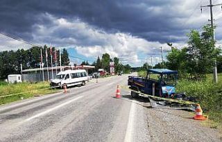 Samsun’da minibüs ile patpat çarpıştı: 1 ölü