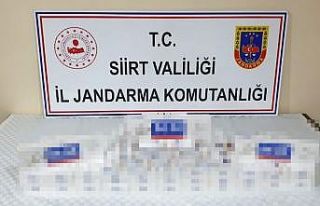 Siirt’te minibüsün bagaj kısmına gizlenmiş...