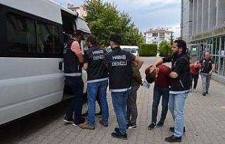 Silahlı uyuşturucu çetesi operasyonunda 6 tutuklama