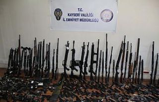 Son 3 ayda 304 adet silah ele geçirildi