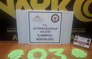Şüpheli araçta bin 728 adet ecstasy hap ele geçirildi