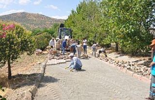 Tabiat parkında çalışmalar devam ediyor
