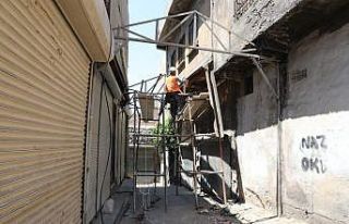 Tarihi çarşılarda ikinci etap restorasyon çalışmaları...