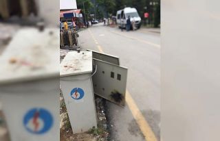 Turizm Merkezi Uzungöl’de bulunan kapağı açık...