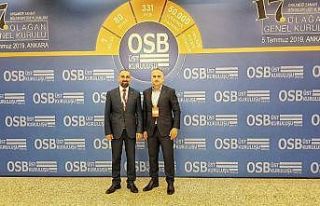 Ülgen ve Sivrikaya OSBÜK Genel Kuruluna katıldı