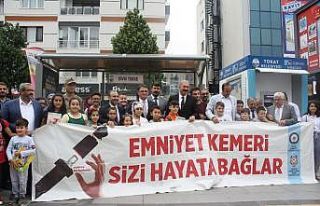 Vali, Dr. Ozan Balcı’dan emniyet kemeri takın...