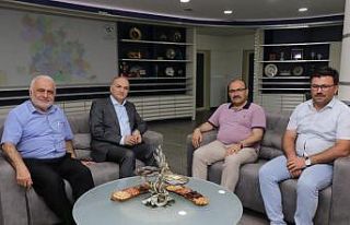 Vali Ustaoğlu Başkan Özlü’yü ziyaret etti