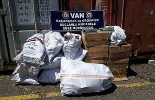 Van’da 7 bin 350 paket kaçak sigara ele geçirildi