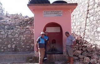 133 yıllık çeşmenin suyu yeniden aktı