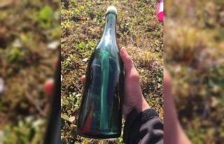 ABD’de 50 yıllık şişe içinde mektup bulundu