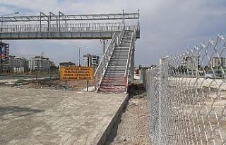 Adıyaman’da ki üst geçit komedisi sona erdi