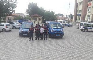 Altın hırsızları yakalandı