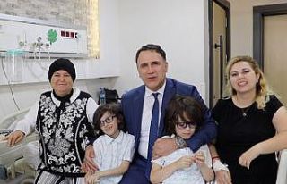 Amerika’dan Samsun’a tedavi olmak için geldi