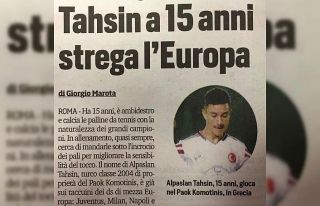 Avrupa 15 yaşındaki Tahsin’i konuşuyor