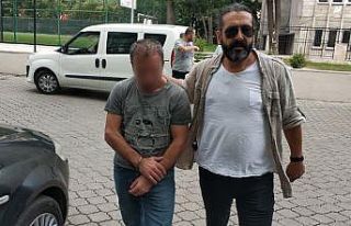 Bahçesinde 22 kök dişi Hint keneviri bitkisi ele...