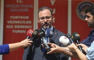 Bakan Kasapoğlu: “Sonuçlar internet adresimizde...