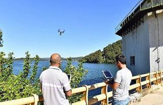 Barajlar drone ile koruma altında
