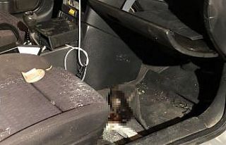 Başkent’te otomobil park halindeki kamyona arkadan...