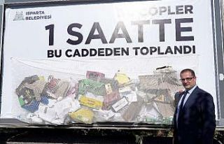 Billboardlarda çevre bilinci ve farkındalık oluşturuldu