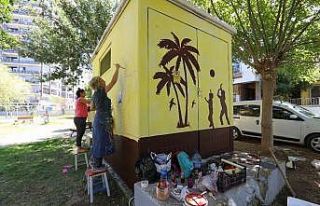 Buca’nın trafoları tablo gibi