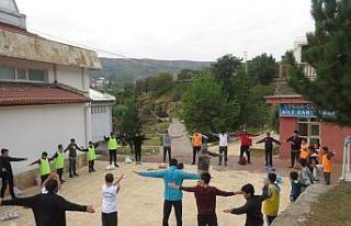 Cami gençliği kampta buluştu