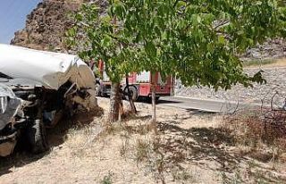 Çatak’ta trafik kazası; 1 yaralı