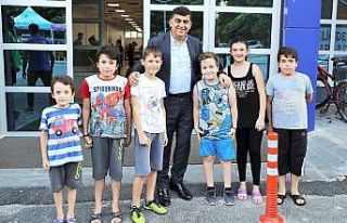 Çay sohbetinin konusu ‘spor’ oldu