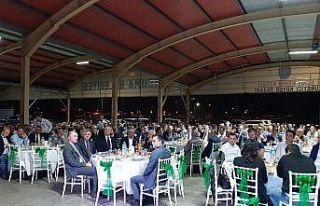 Çaycuma Kaymakamı Serkan Keçeli’ ye veda yemeği...