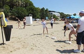 Çöp toplamak için yarıştılar