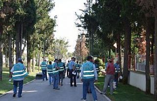 Denetimli yükümlülerden çevre temizliği