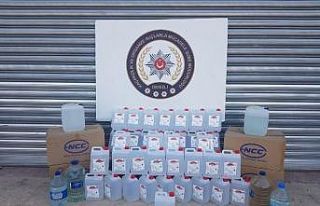 Denizli’de kaçak alkol imalathanesine operasyon:...