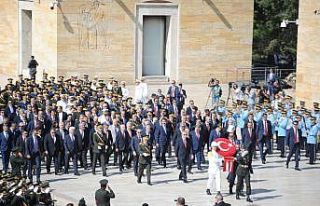 Devlet erkanı Büyük Zafer’in 97. yıl dönümünde...