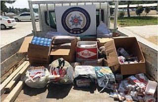 Didim’de kaçak sigara operasyonu