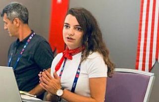 DPÜ mezunu Türkmen, ABD’de sunum yaptı