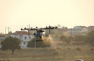 Edirne’de drone ile ilaçlama dönemi başladı