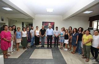 Efeler’de dünya sanatçılarından resim atölyesi