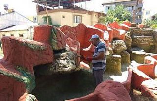 Gölbaşında park ve bahçelerin bakımı yapılıyor