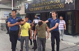 Hırsızlık şüphelileri Adliye’ye sevk edildi