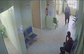 İğne yaptırmak için sıra fişi aldı cep telefonu...